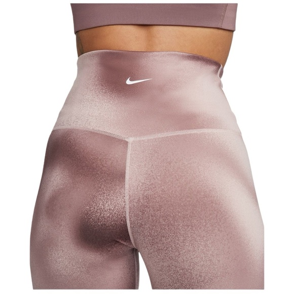 Nike Women's One High-Waist Full-Length Leggings | Smokey Mauve | NEW/NWT!!🩶👟 - Picture 4 of 12
